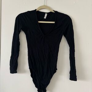 Black Long Sleeve Bodysuit